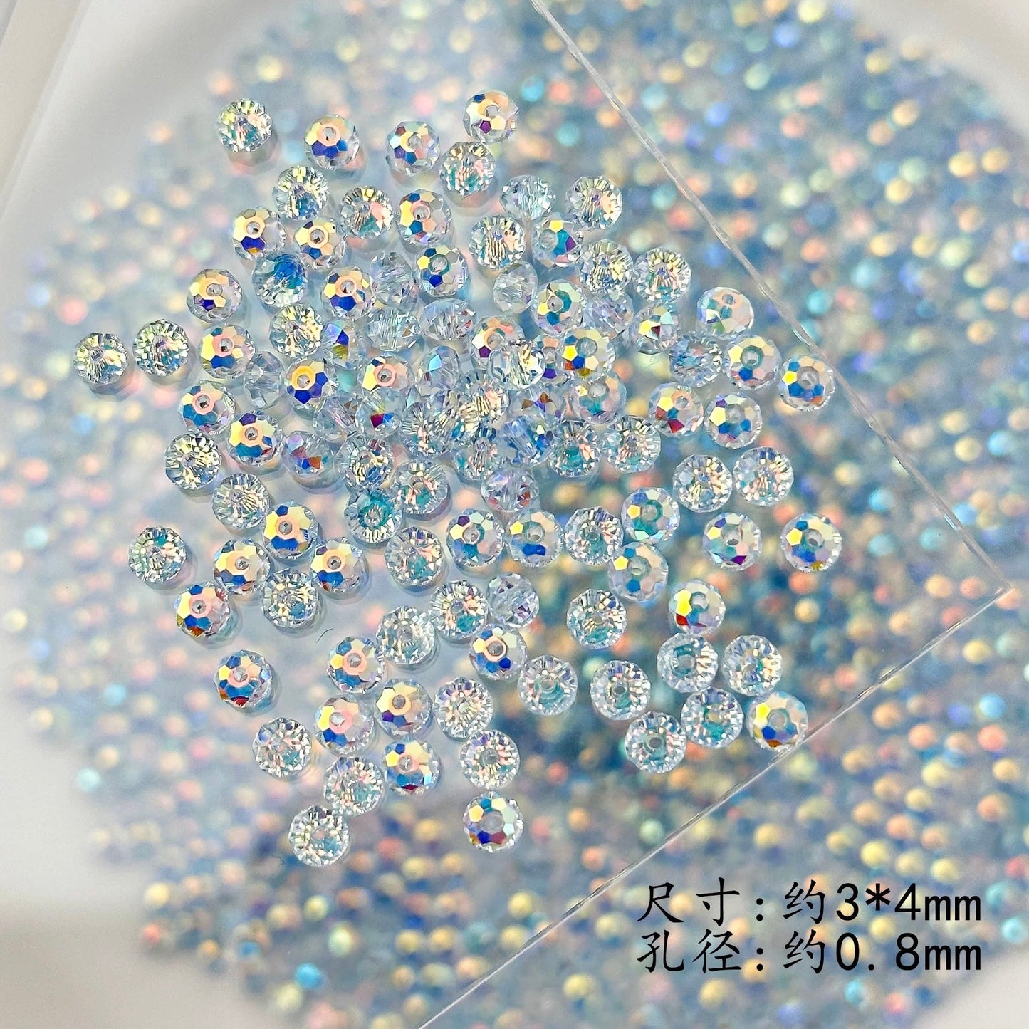 4mm Rhinestone Beads