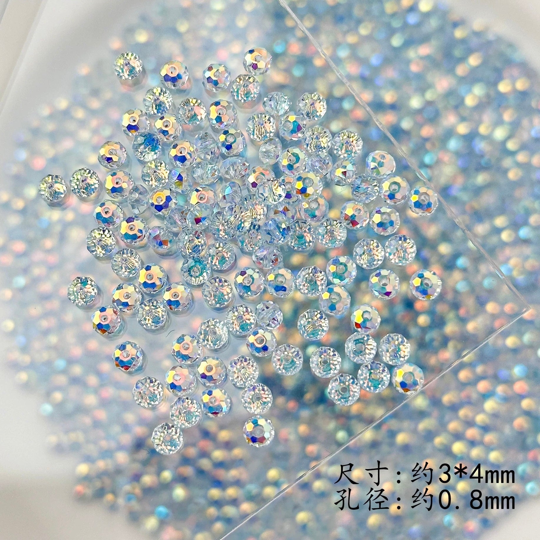 4mm Rhinestone Beads