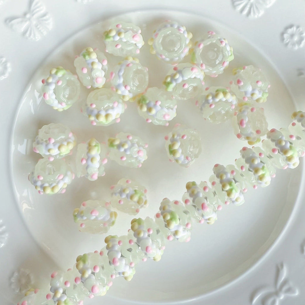 Luminous Hand-Painted Beads