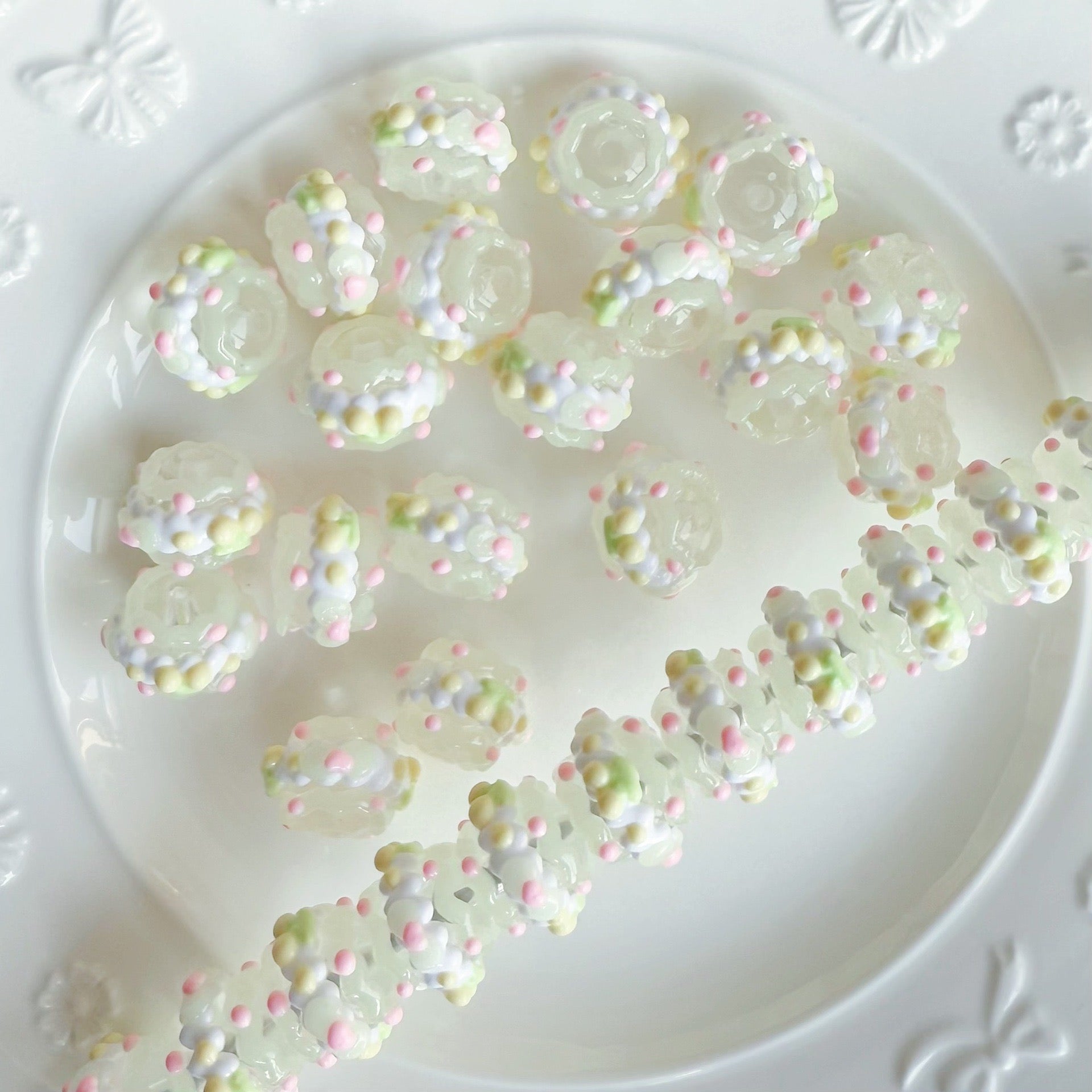 Luminous Hand-Painted Beads