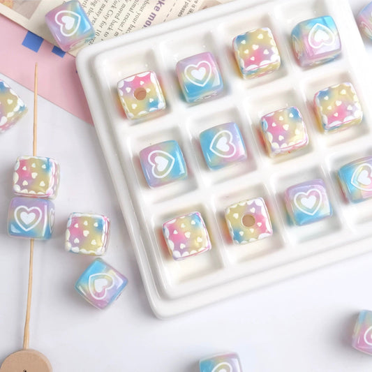 Love Heart Bead Stringing Project
