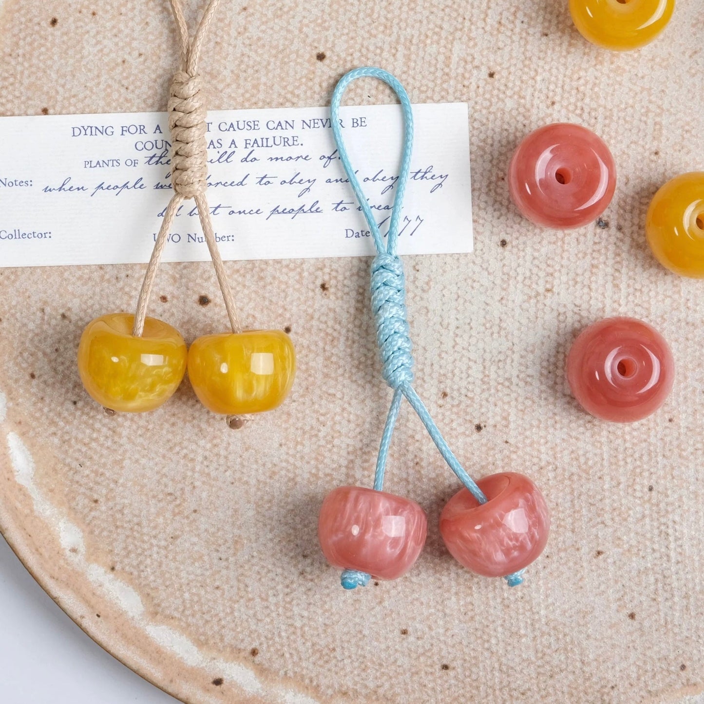Apple-shaped Beads