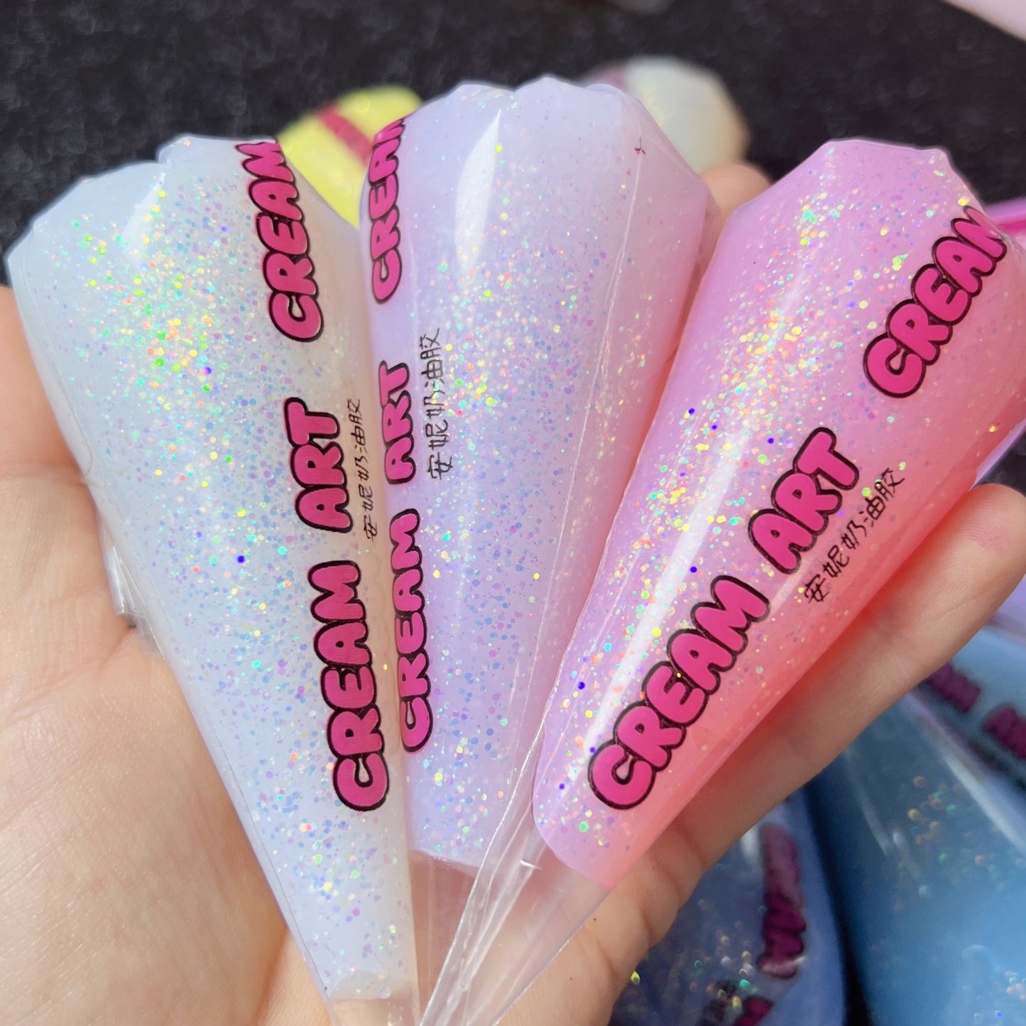 Crystal Glitter Cream Glue