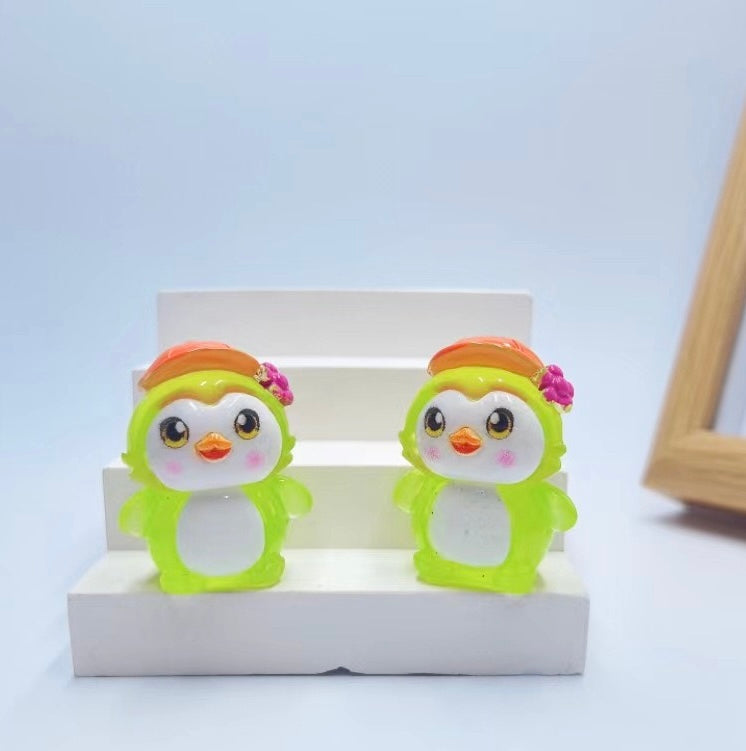 The charm Of Three-Dimensional Luminous Penguins