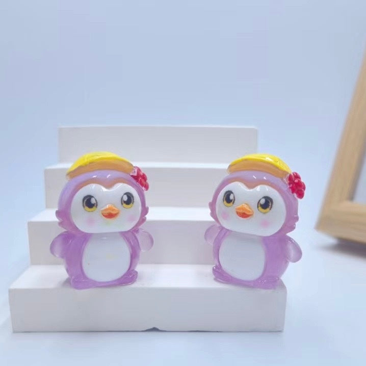 The charm Of Three-Dimensional Luminous Penguins