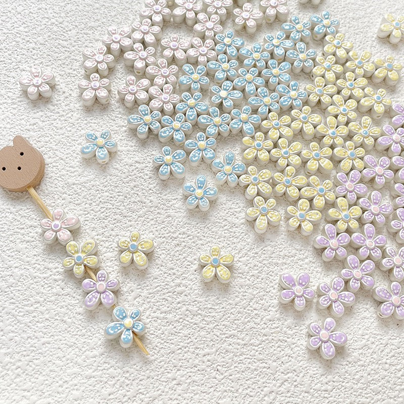 Flower Alloy Beaded