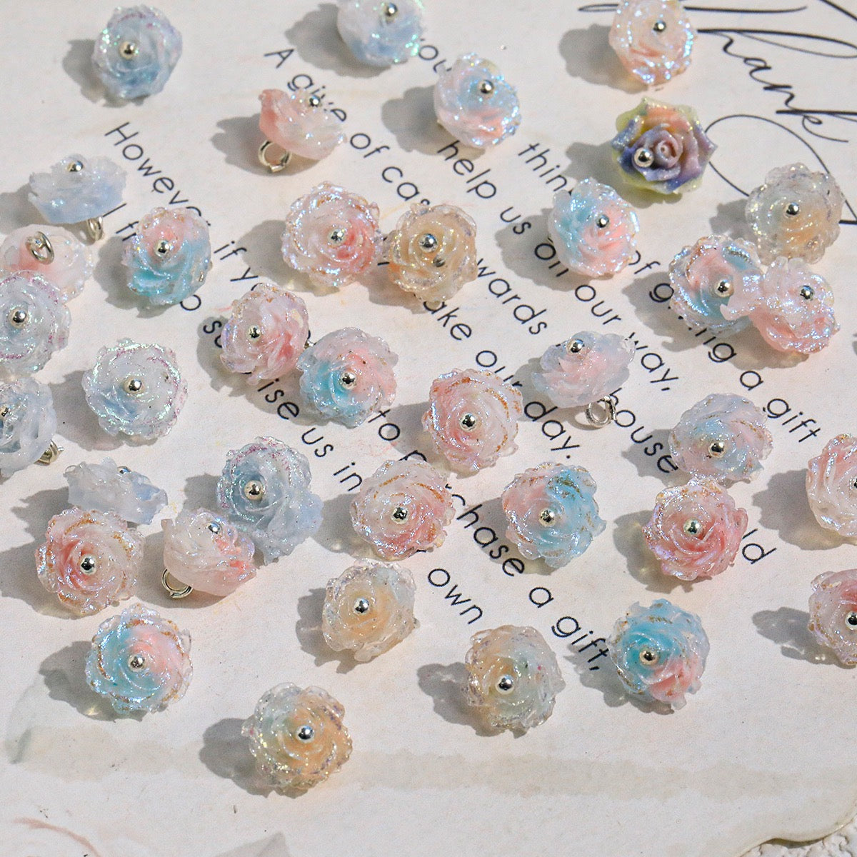 Flower-Shaped Beads