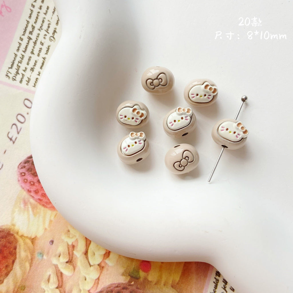 Alloy Hello Kitty Beads