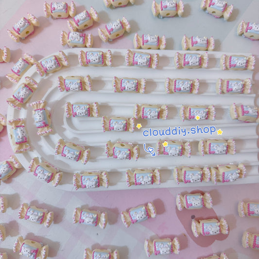Hand-painted Candy Bead