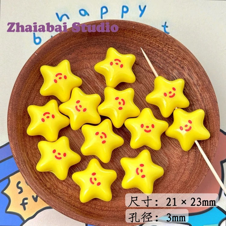 Cute Apple Cartoon Beads