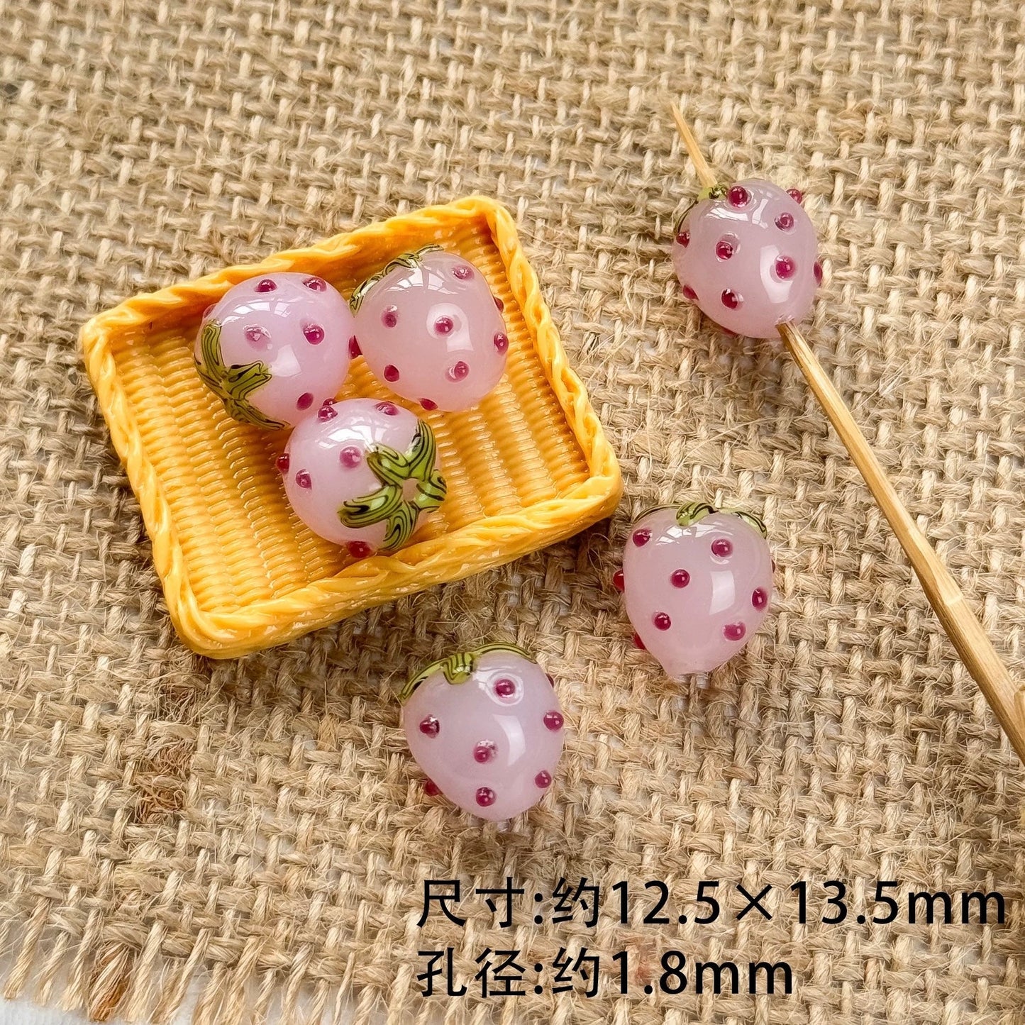 Strawberry Beaded String