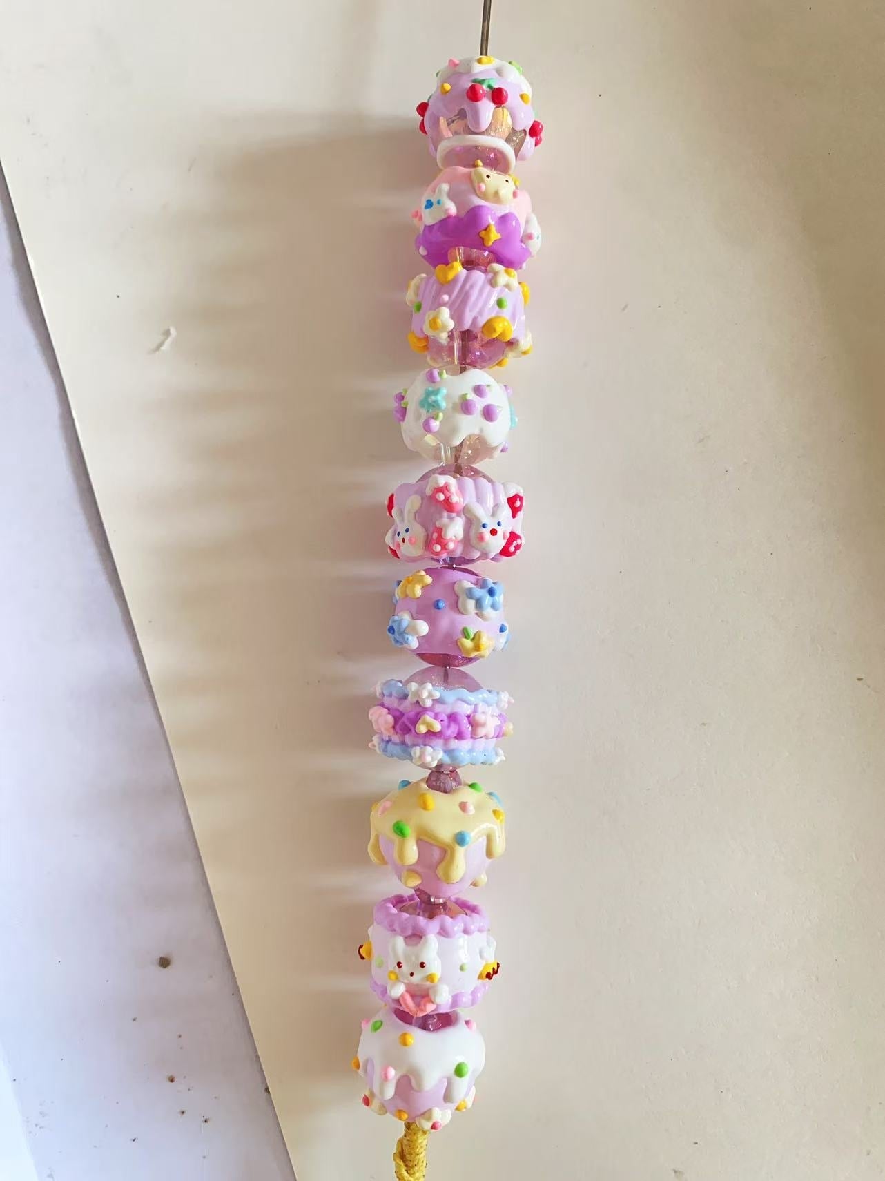 Hand-Painted Beads In Lovely Colors