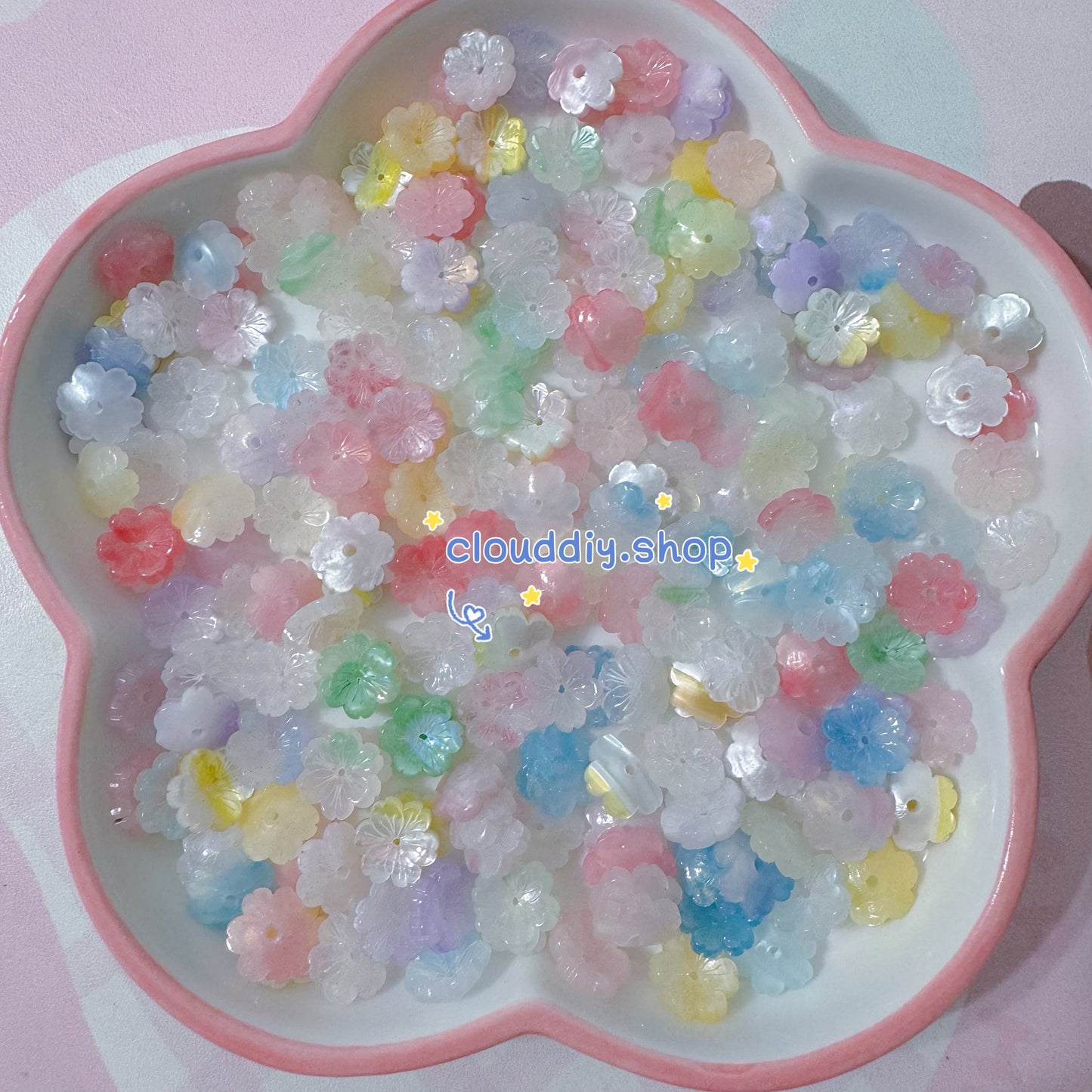 Flower-Shaped Beads