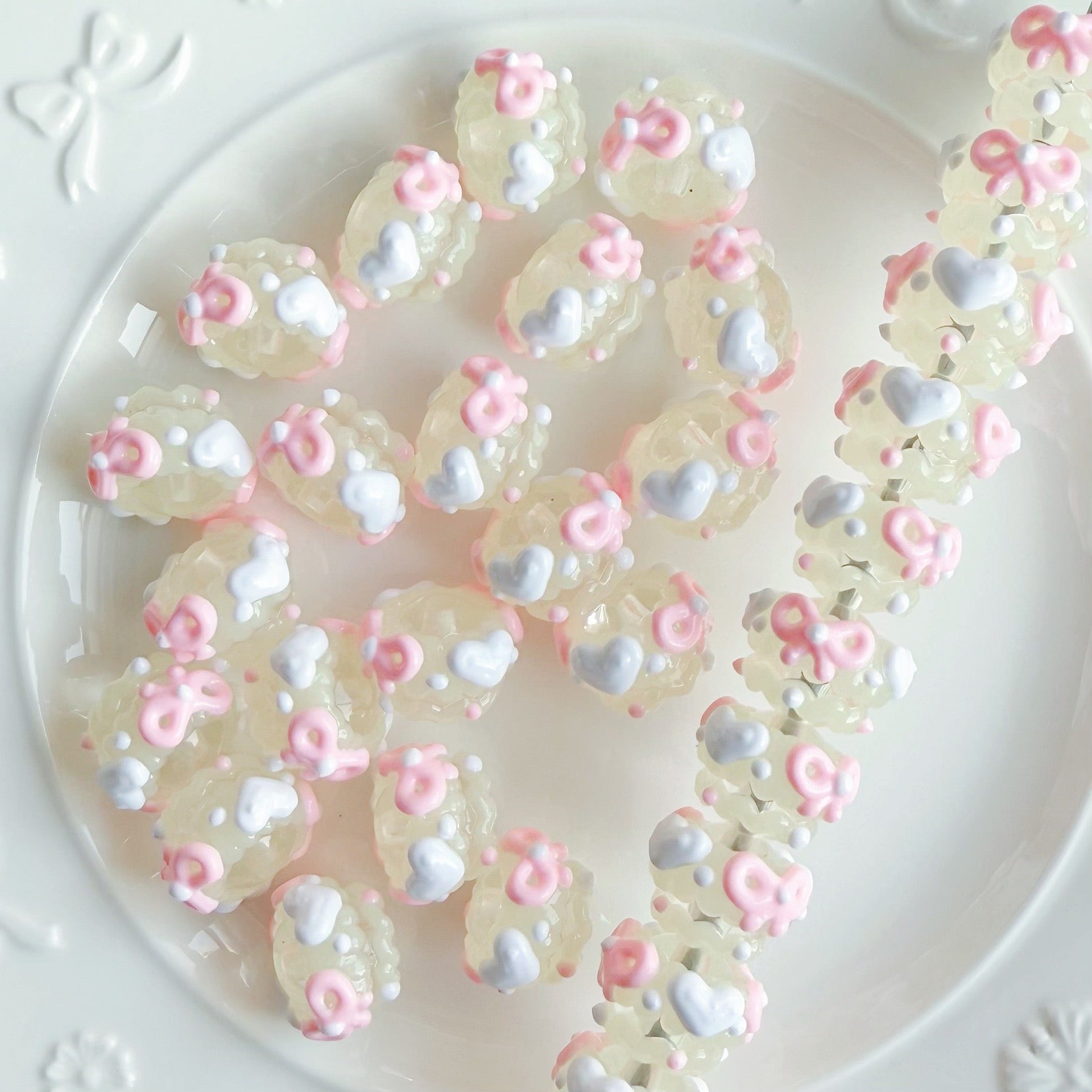 Luminous Hand-Painted Beads