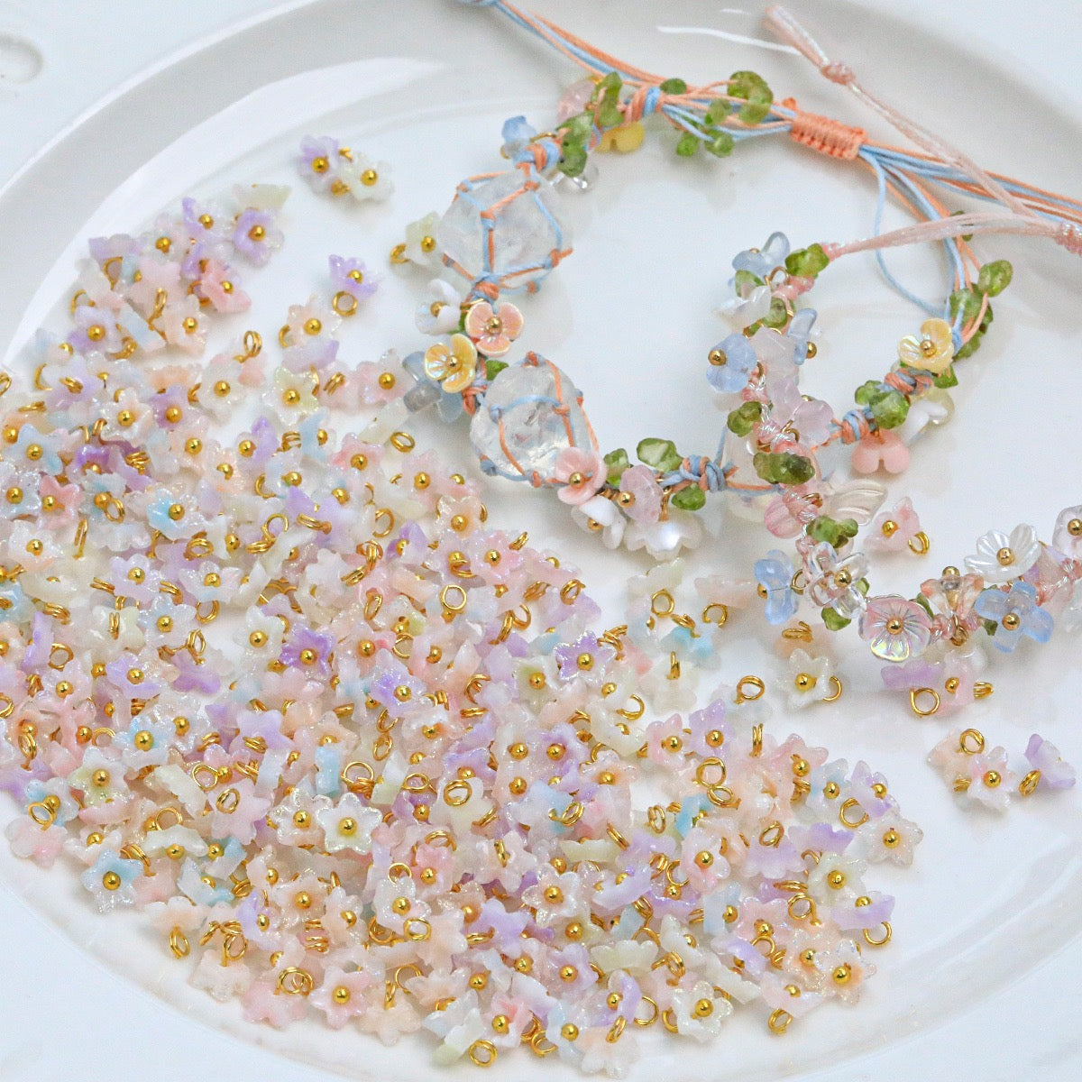 Flower-Shaped Beads
