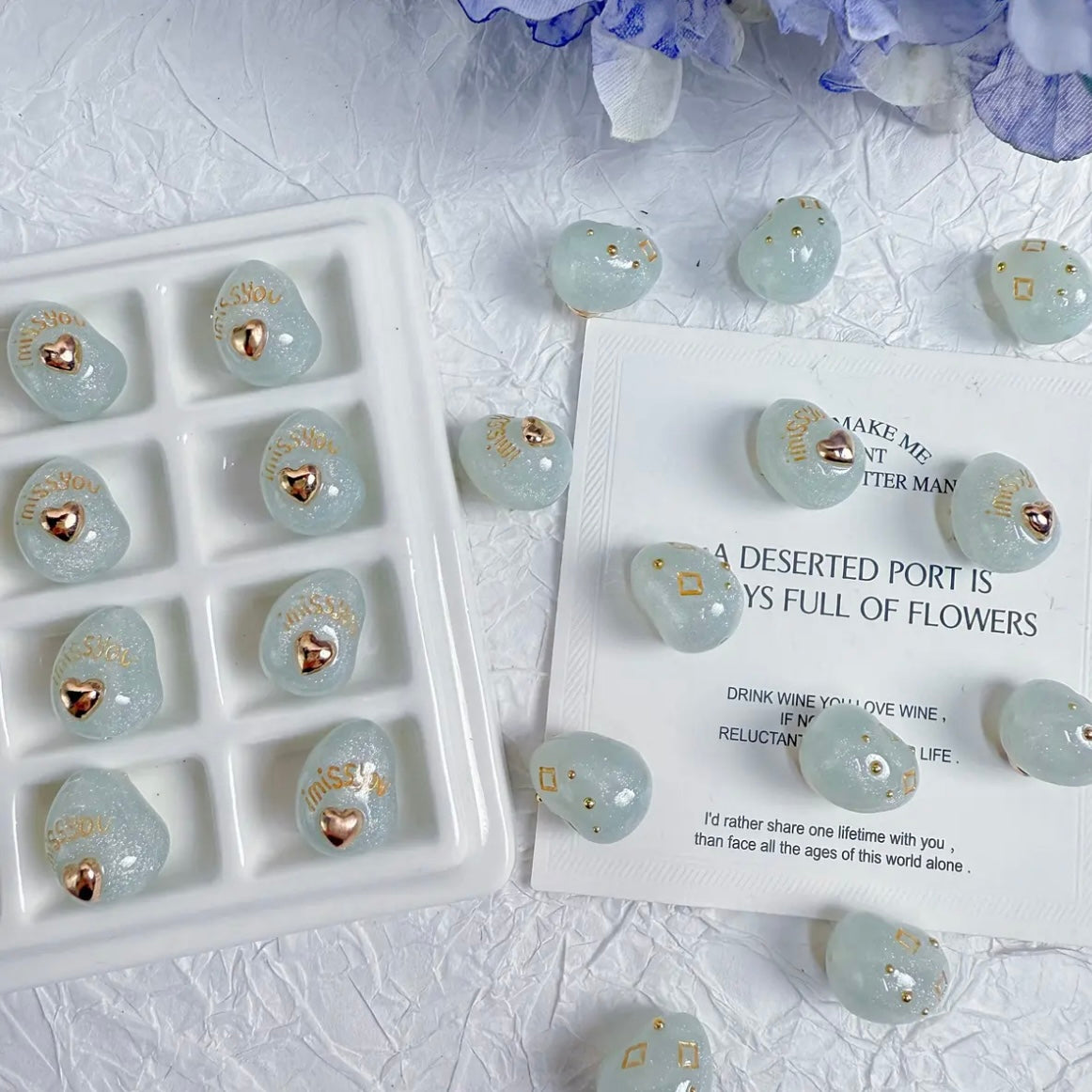 ｛Miss You｝Stone Beads