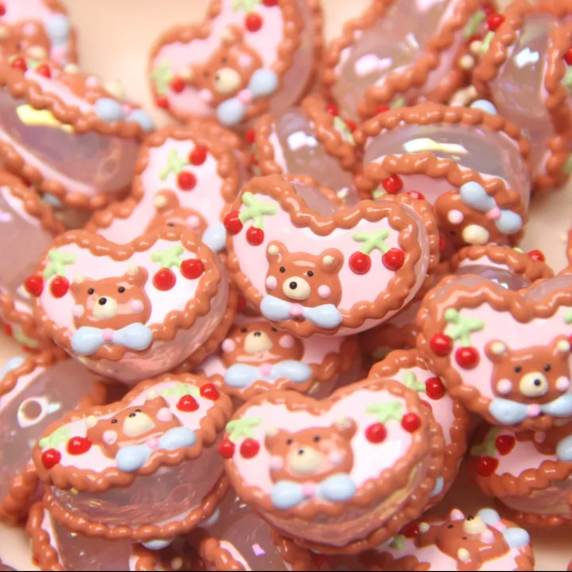 Hand-painted Love Bead