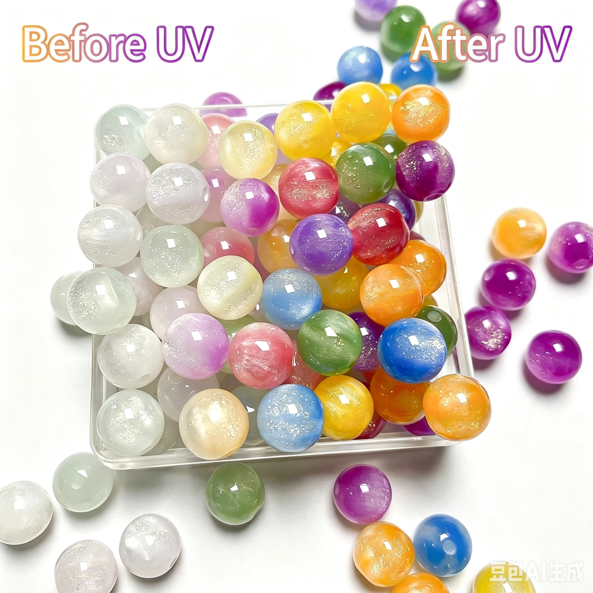 New 10mm Color-Changing Beads
