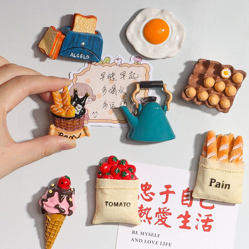 Large-Sized Food Refrigerator Magnets