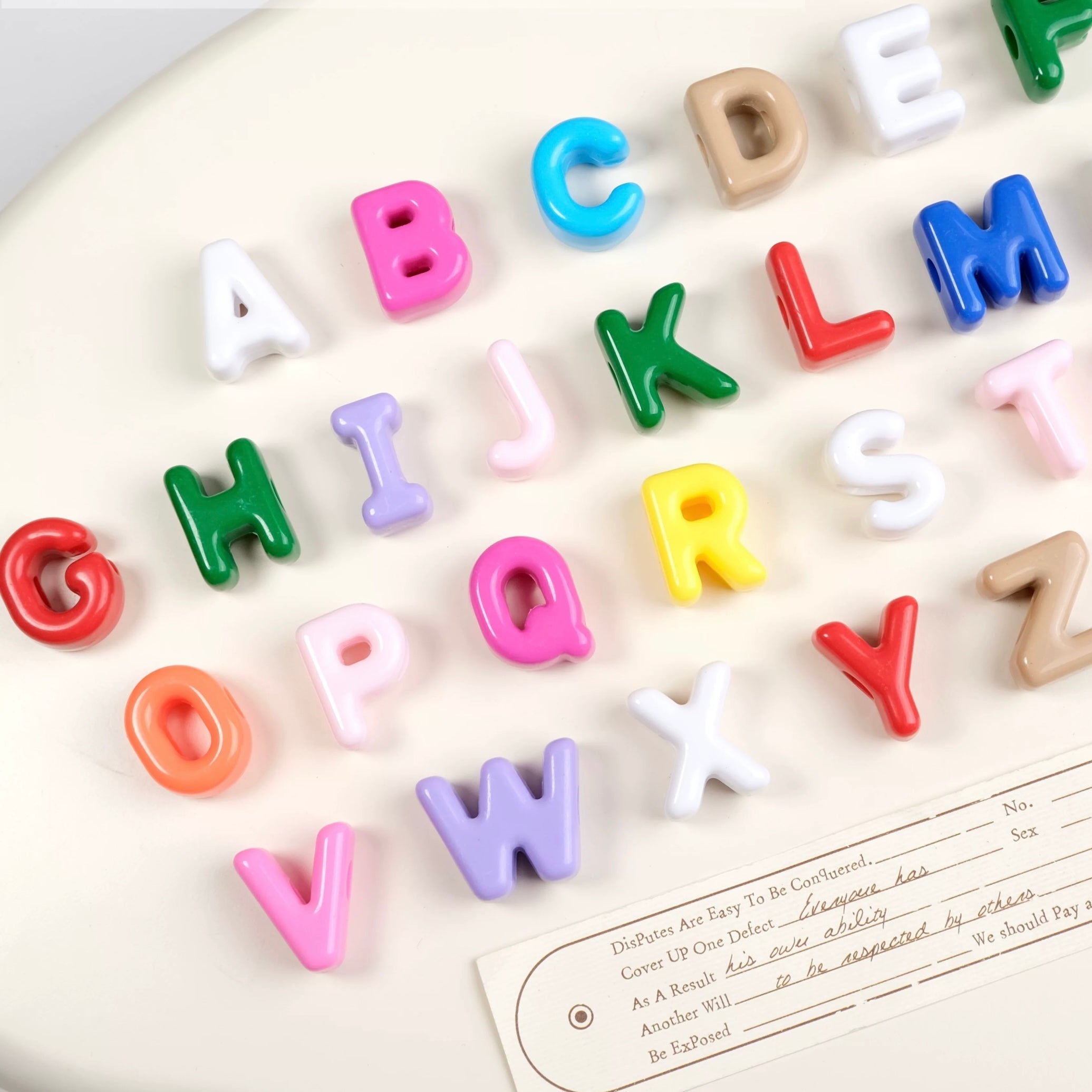 Alphabet Beads