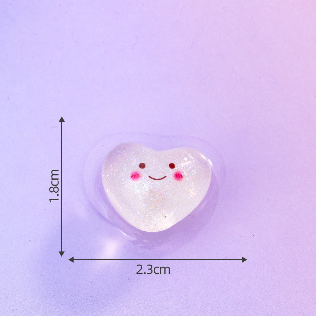 Glow-In-The-Dark Love Star Charm