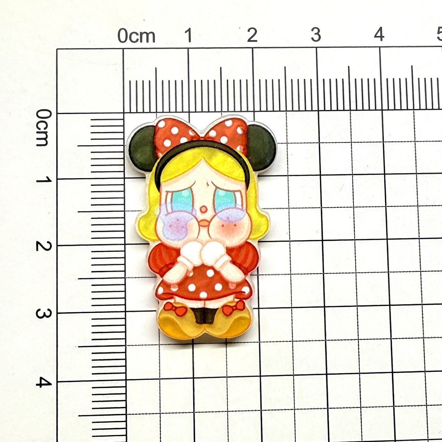 Crying Baby Acrylic Patch