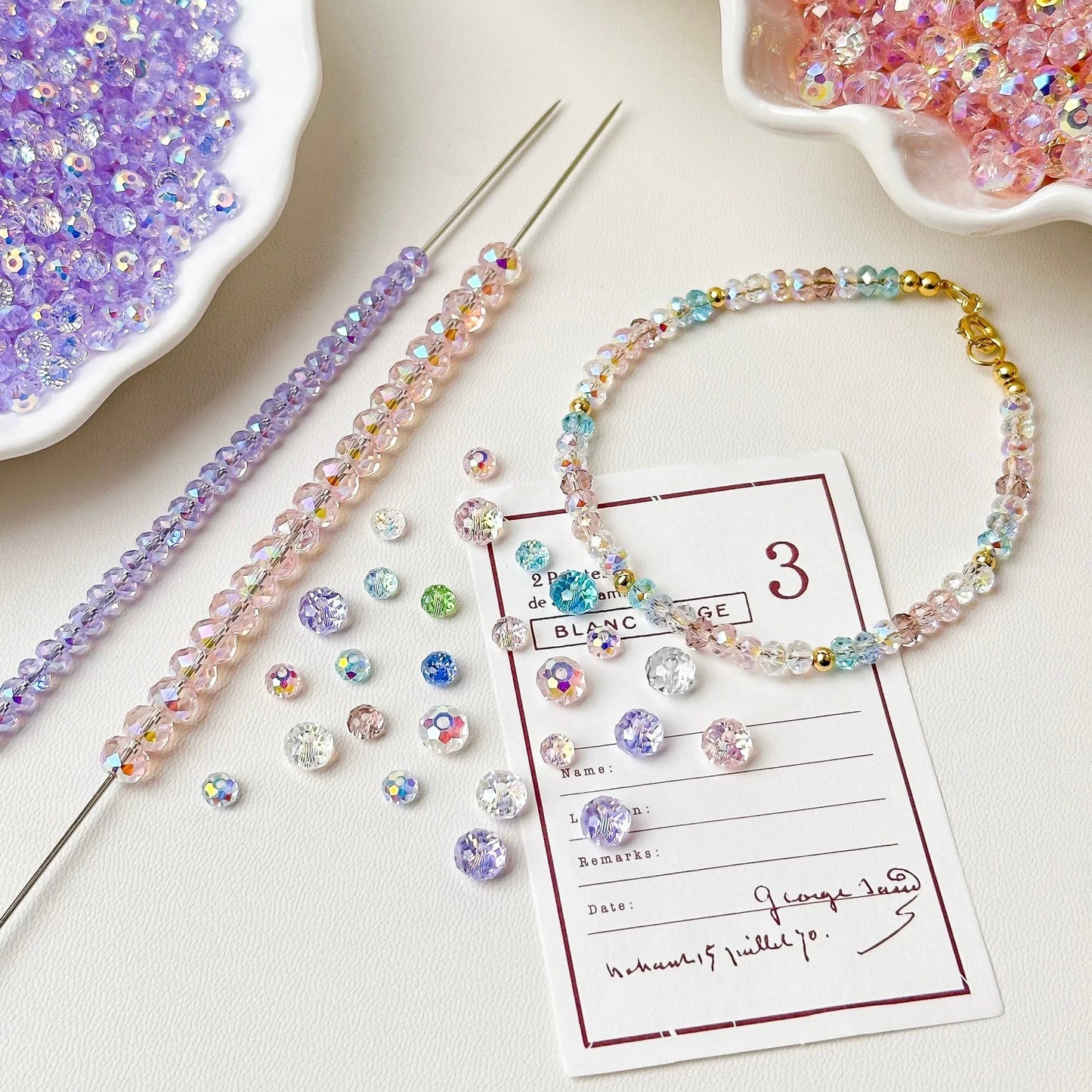 4mm Rhinestone Beads