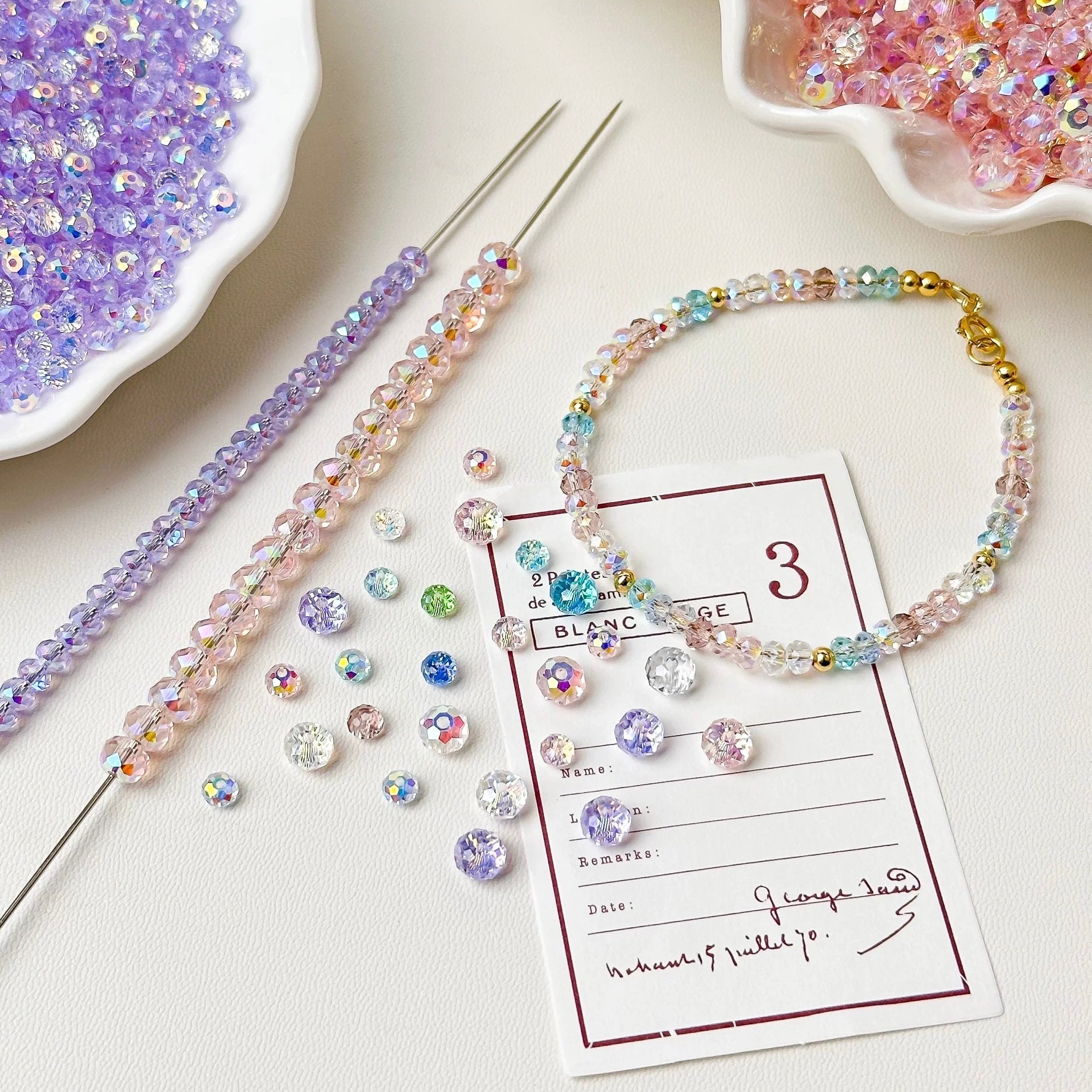 4mm Rhinestone Beads