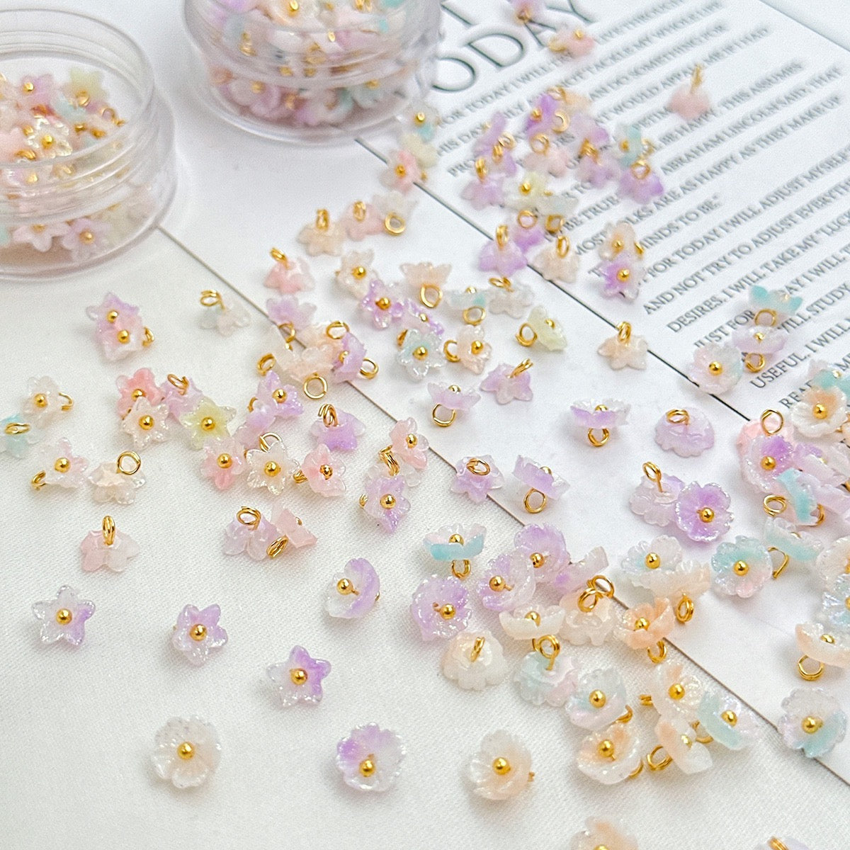 Flower-Shaped Beads