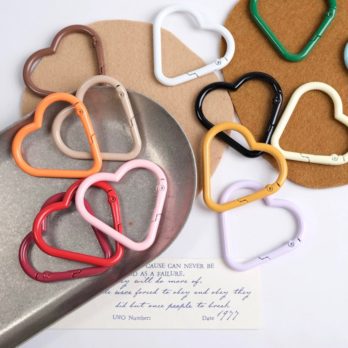 Large Heart-Shaped Keychain