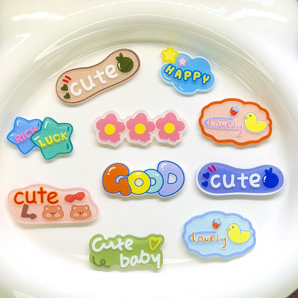 word Plate Acrylic Patch