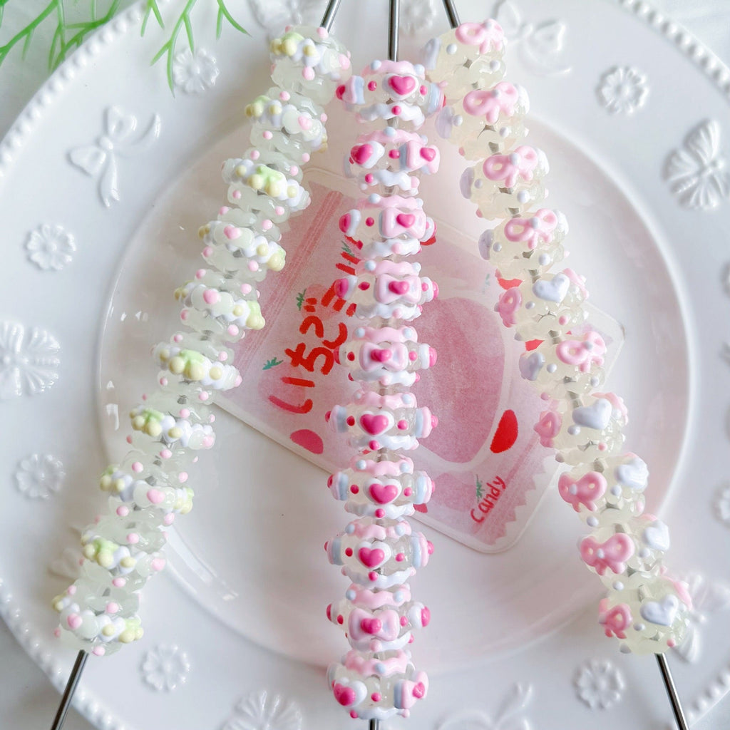 Luminous Hand-Painted Beads