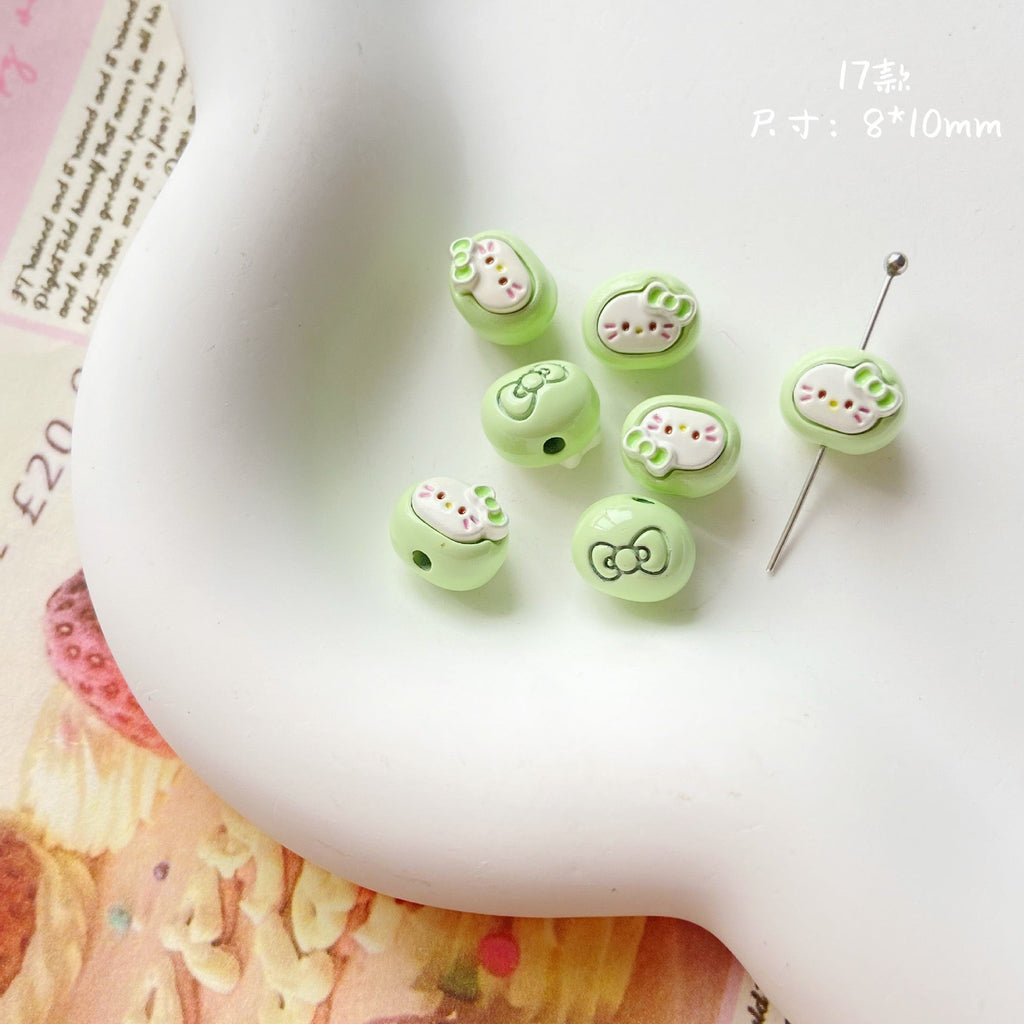 Alloy Hello Kitty Beads