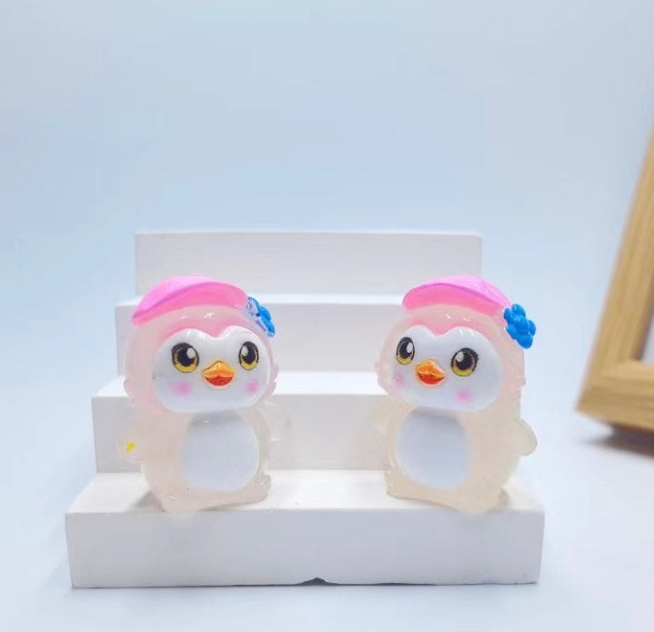 The charm Of Three-Dimensional Luminous Penguins