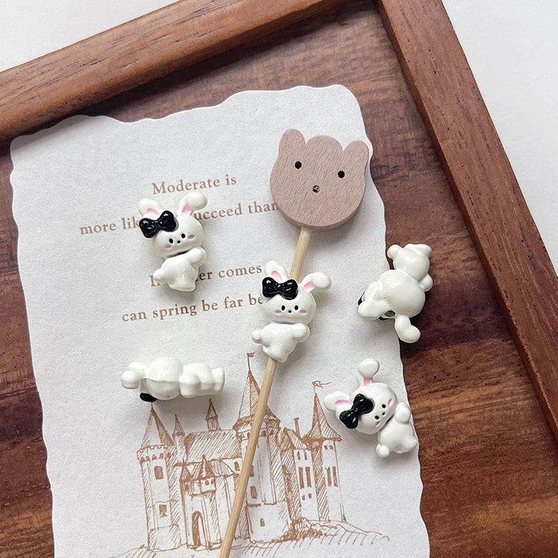 Rabbit Alloy Beads