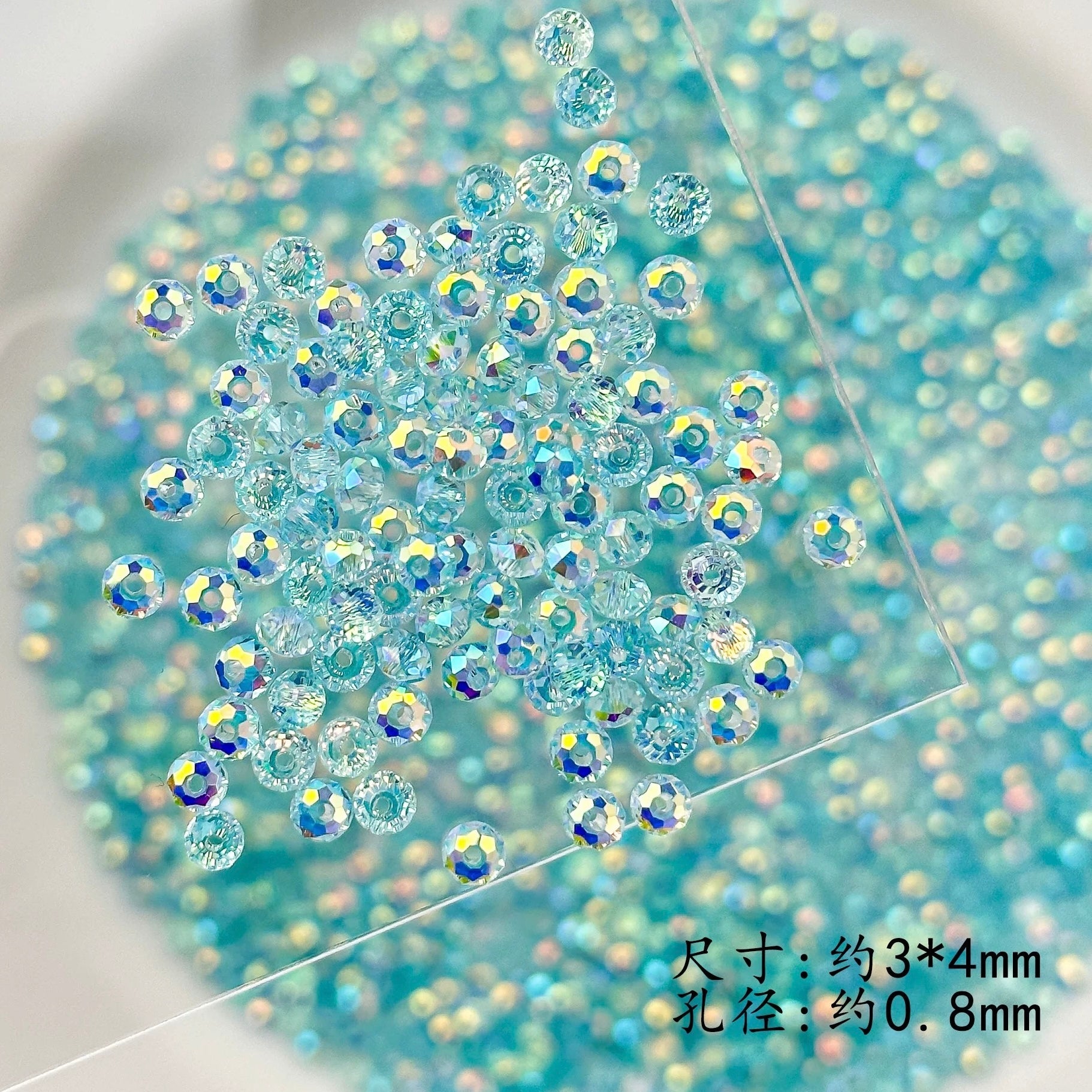 4mm Rhinestone Beads
