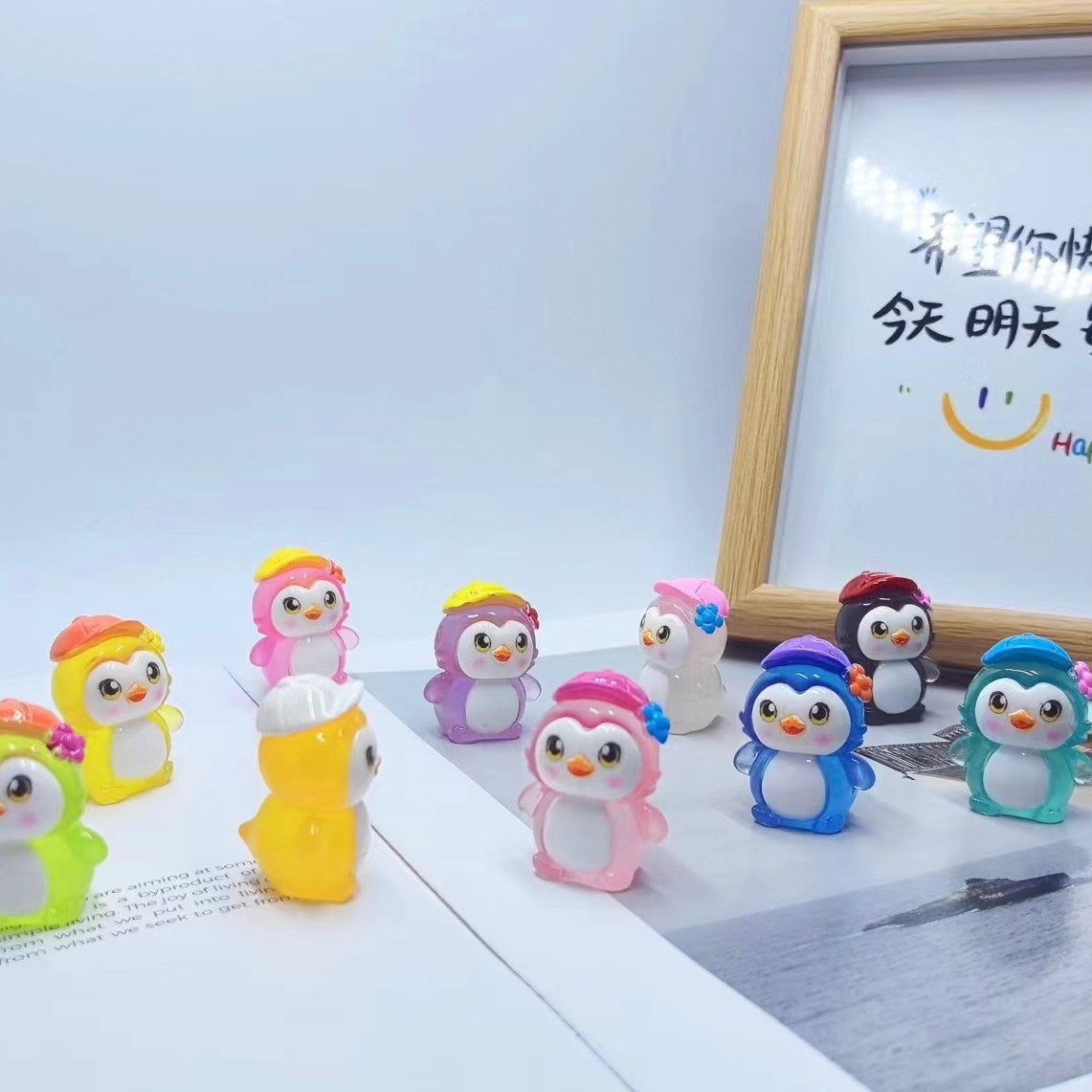 The charm Of Three-Dimensional Luminous Penguins