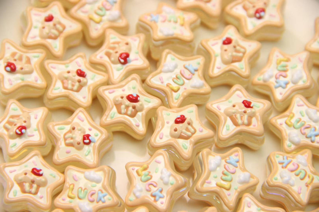 Coffee-Colored Hand-Painted Beads