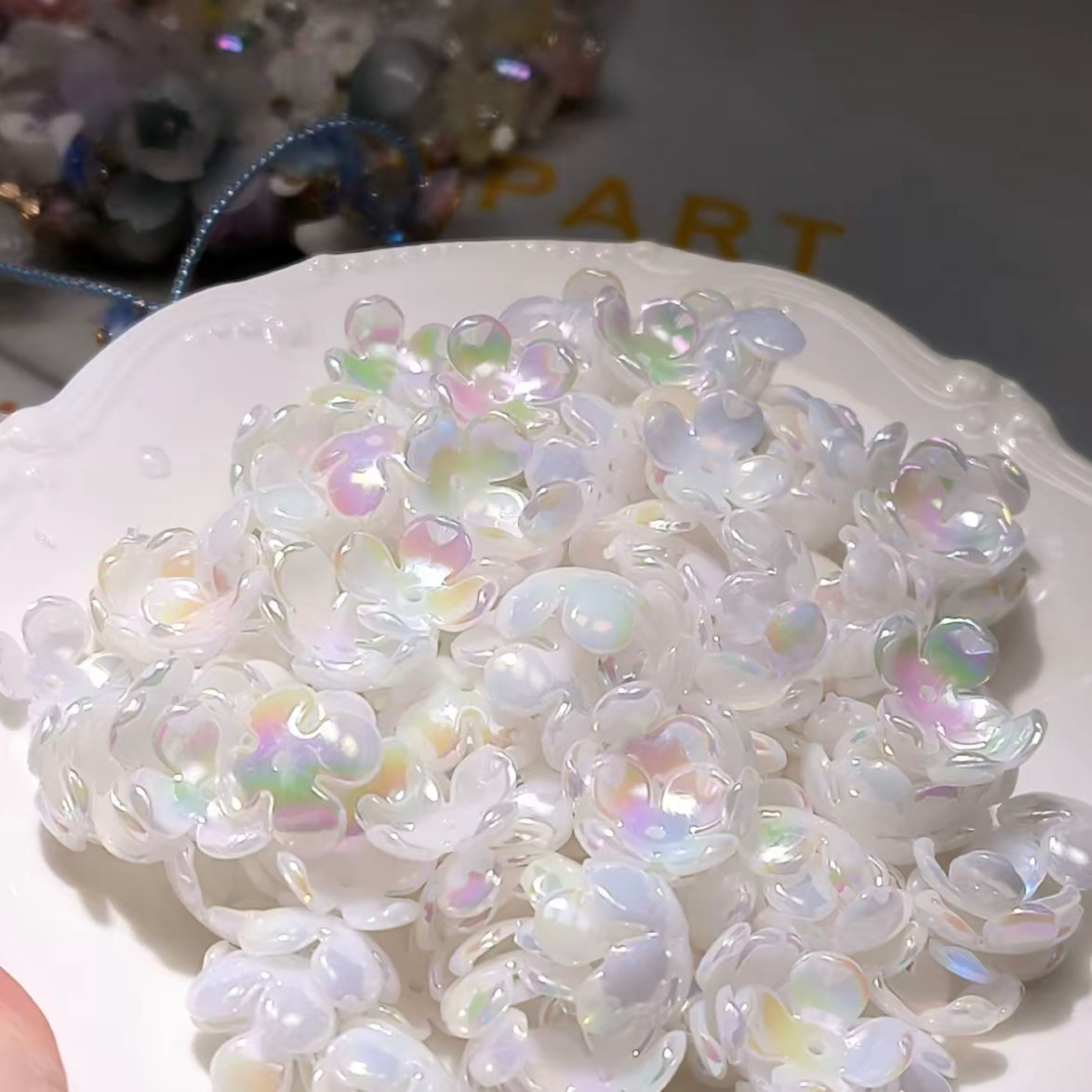 Flower-Shaped Beads