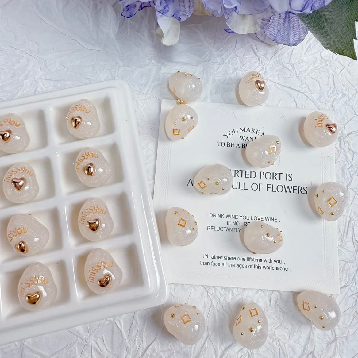 ｛Miss You｝Stone Beads