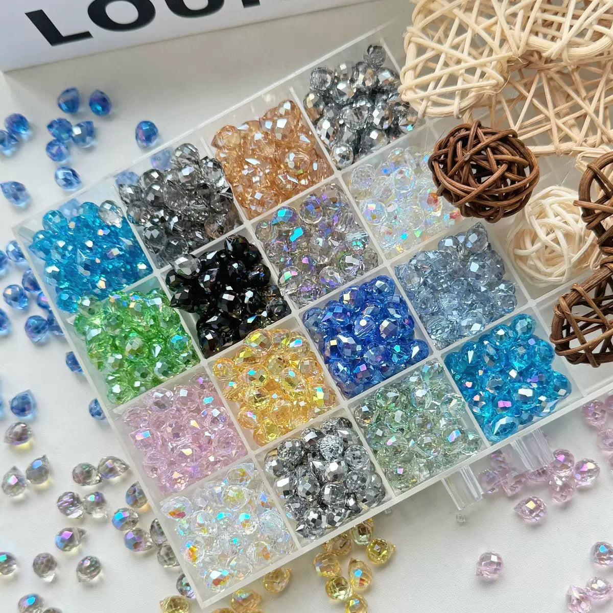 8*10mm Strawberry Crystal Beads