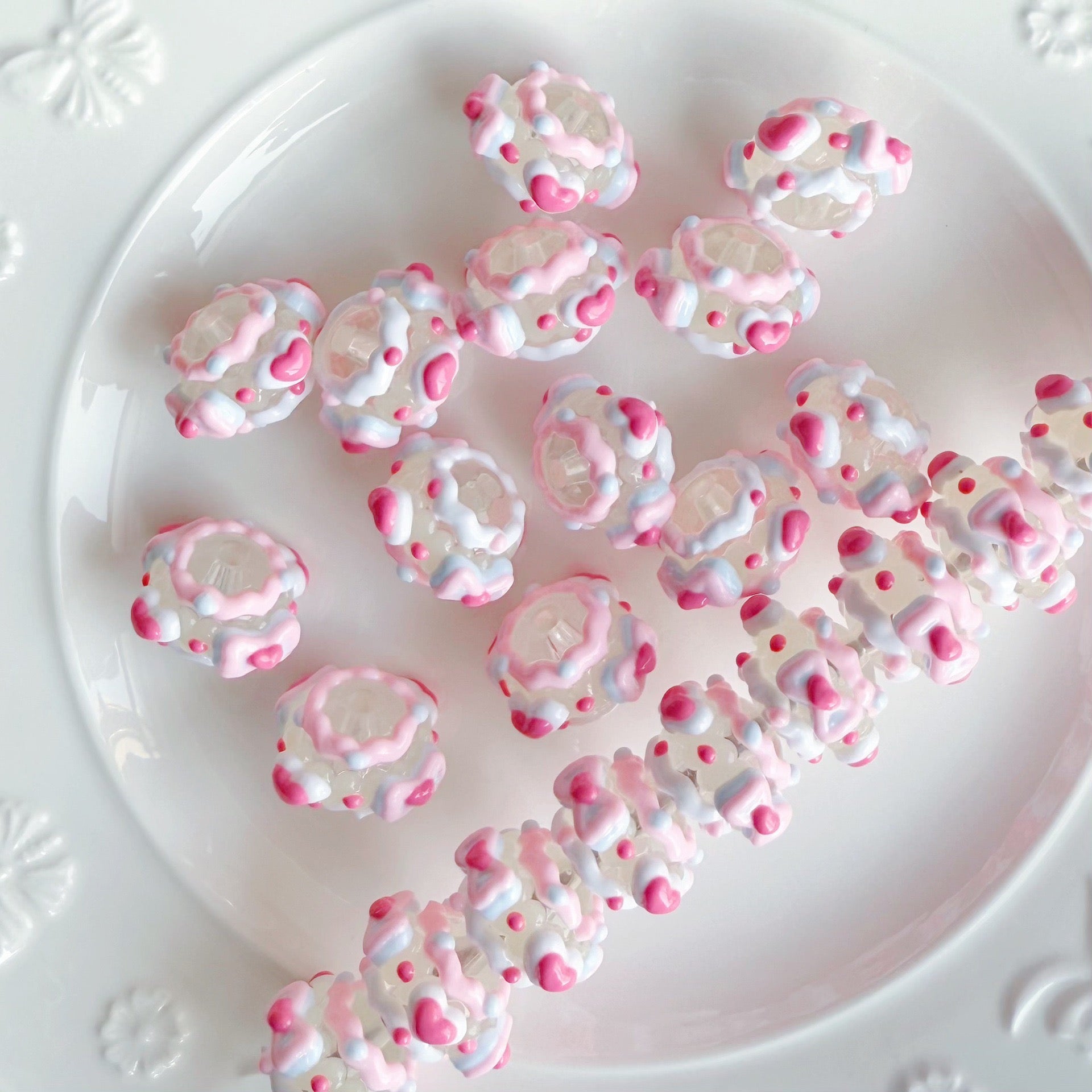 Luminous Hand-Painted Beads