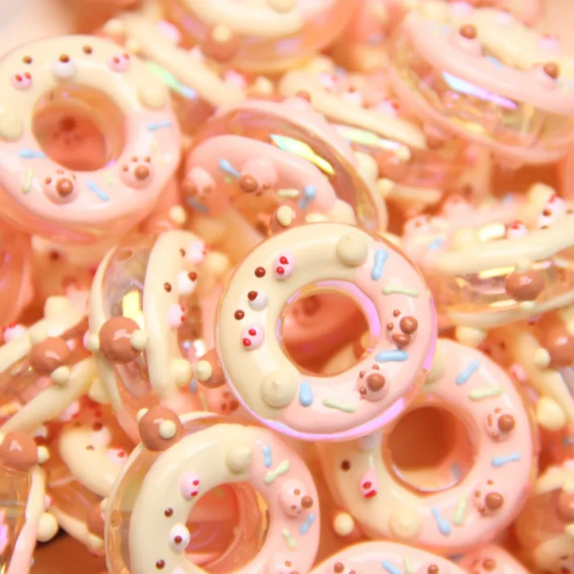 Round Hand-Painted Bead