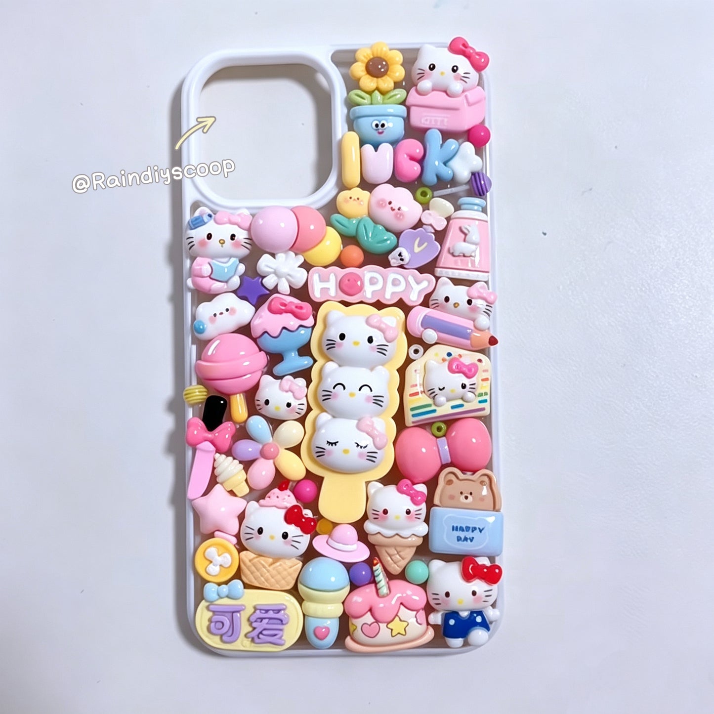 Handmade epoxy resin mobile phone case