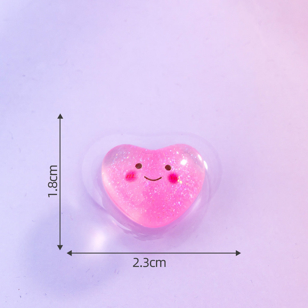 Glow-In-The-Dark Love Star Charm