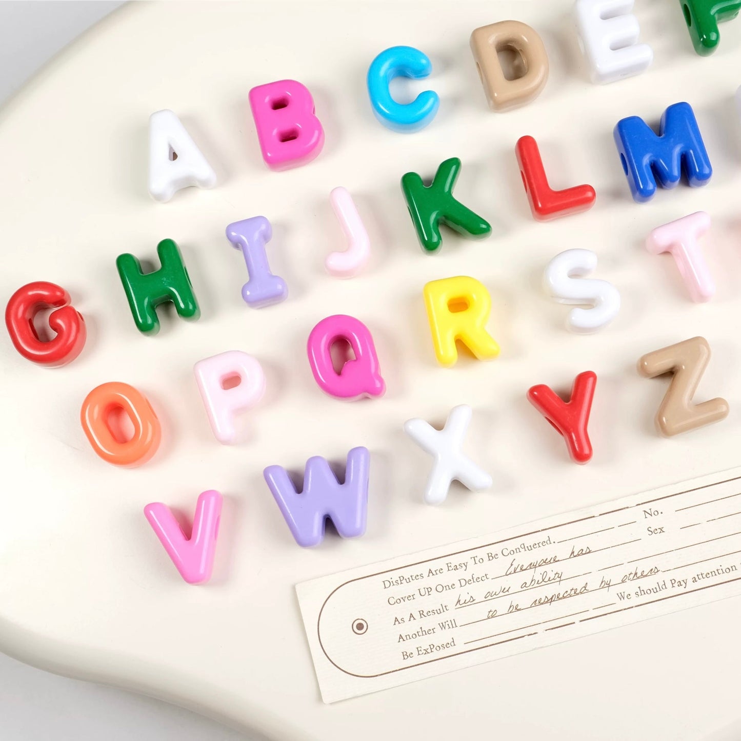 Alphabet Beads