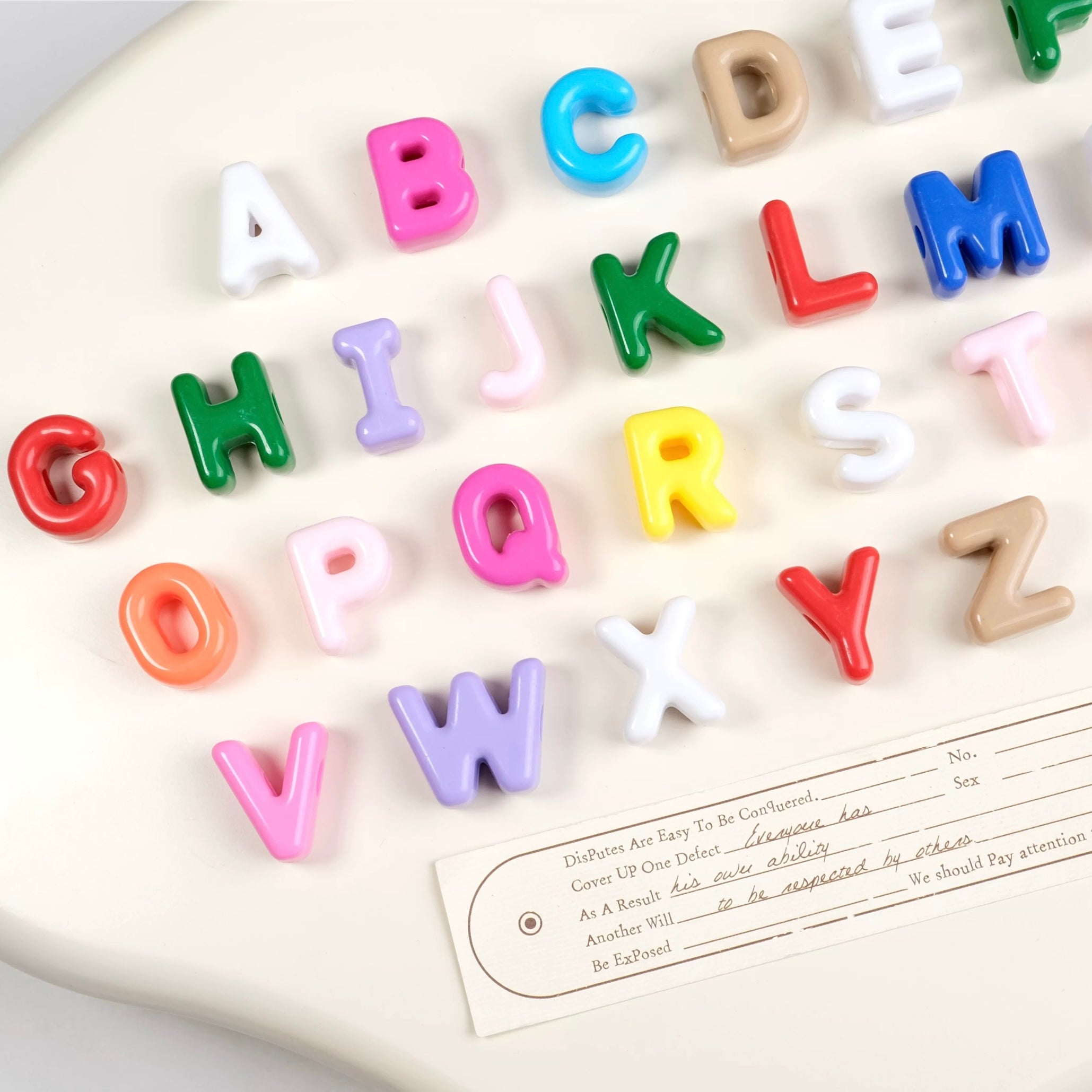 Alphabet Beads