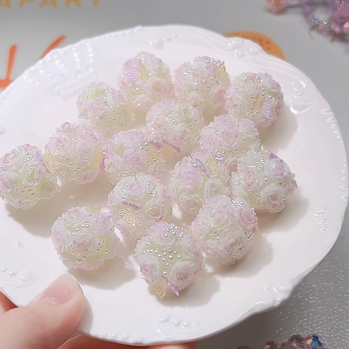 Flower Ball Beading