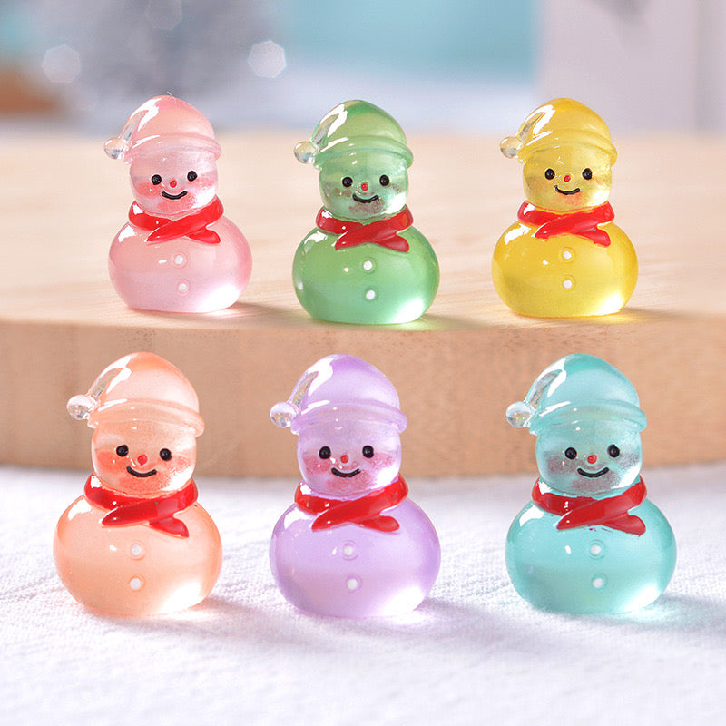Glow-In-The-Dark Snowman Charm