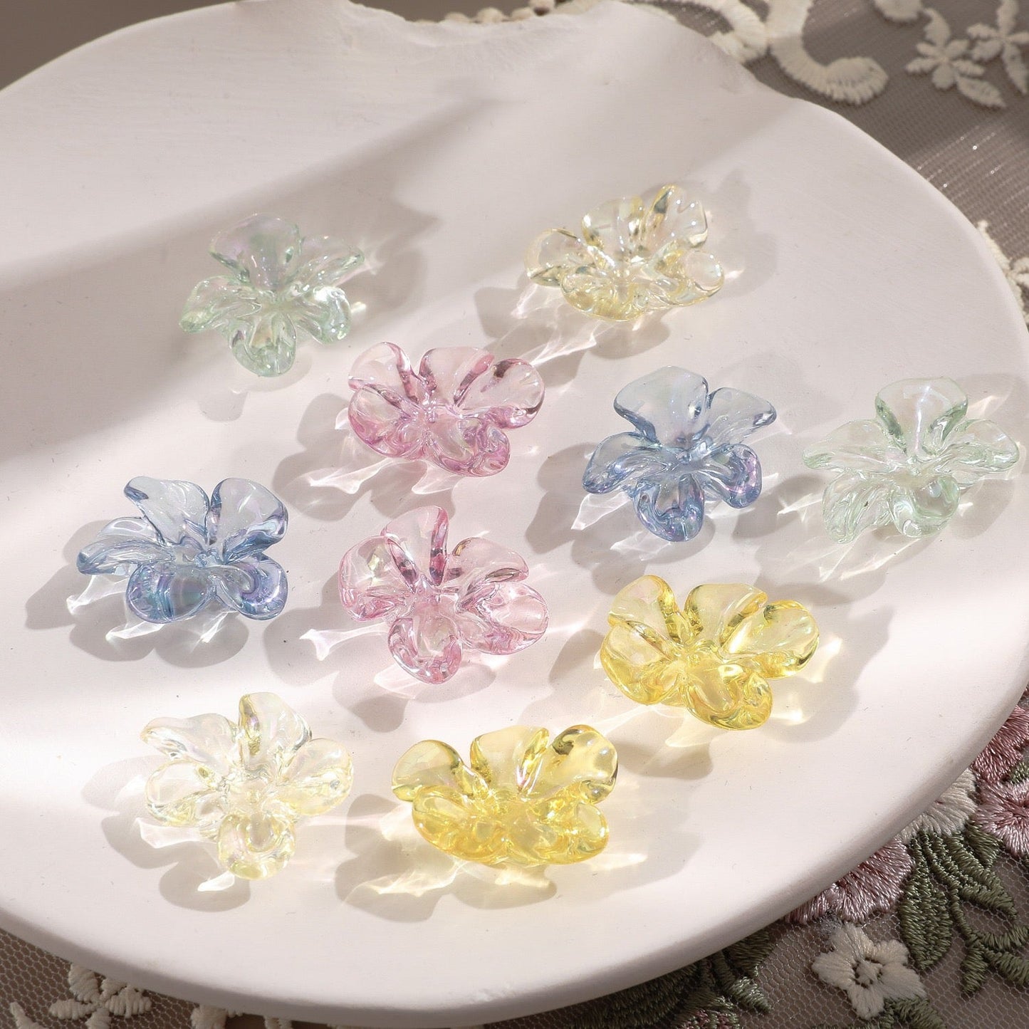 Flower-Shaped Beads